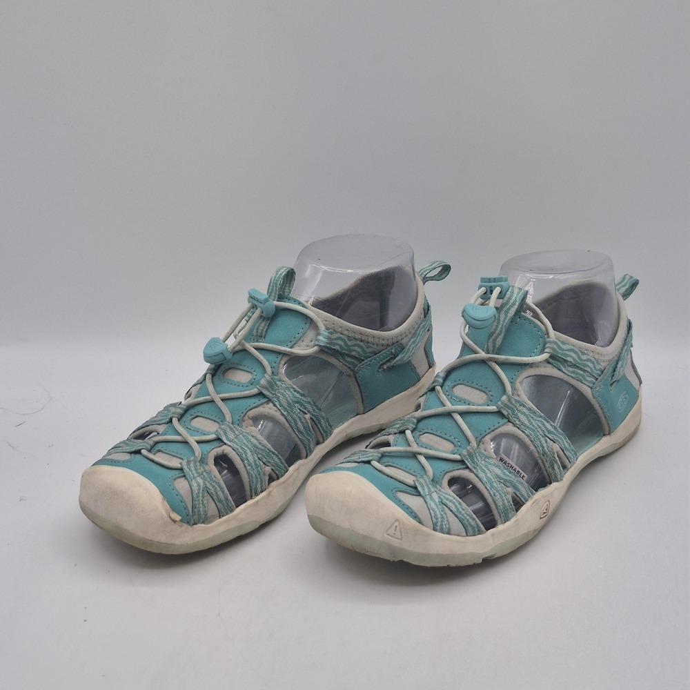 Keen Whisper Sandals Youth Girls Size 4 Blue Bungee Hiking Sport Water Shoes - Picture 5 of 13